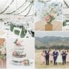back country marquee wedding