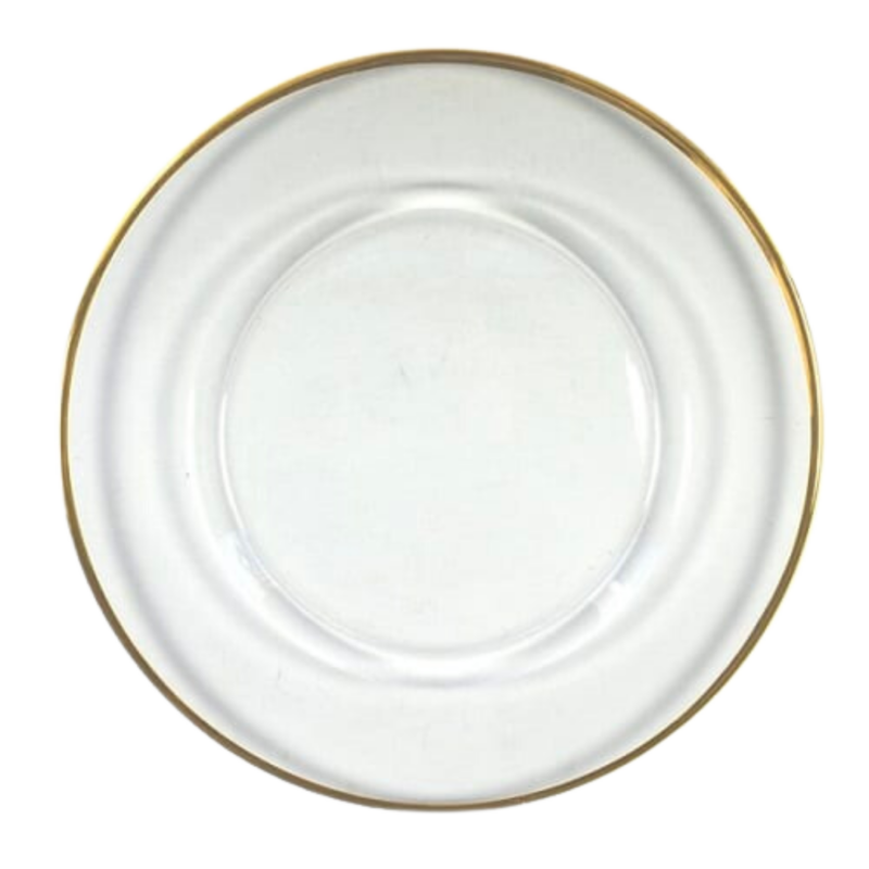 Glass Charger Plate Dobsons Marquee & Party Hire